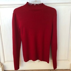 Vintage Worthington turtleneck Red Sweater SZ L